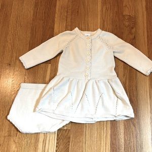 Cream Hanna Anderson 2T sweater dress